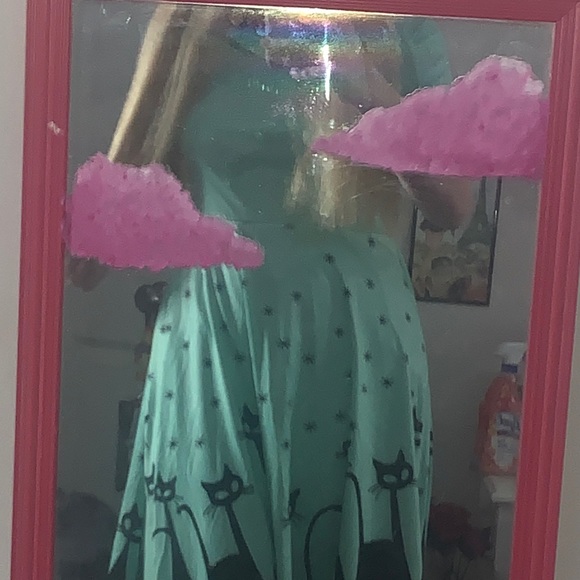Dresses Blue Cat Dress Poshmark